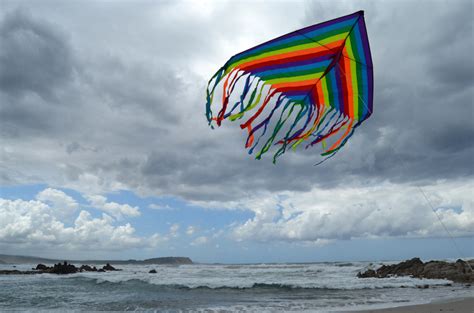 Large Kite Flying In The Air Image Free Stock Photo Public Domain