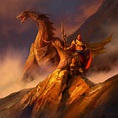 dragon warrior, 苍蓝 猛瘦 on ArtStation at https://www.artstation.com ...