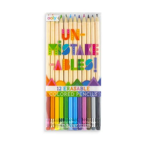 Ooly Un Mistake Ables Erasable Colored Pencils Lewiston Love