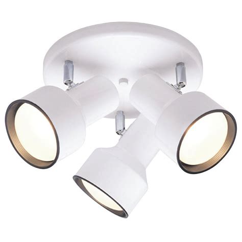 Flush mount lighting is a common ceiling light that can be used anywhere in the home, even in small spaces with low ceilings. Westinghouse 3-Light Ceiling Fixture White Interior Multi ...