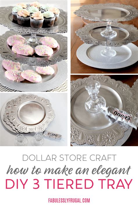 How To Make A Diy 3 Tier Stand For Cheap Fabulessly Frugal Dessert