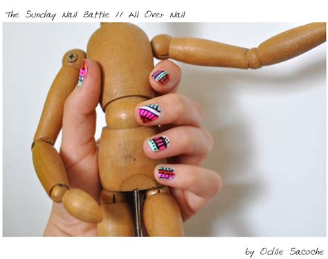 Odile Sacoche | Blog belge: The Sunday Nail Battle ♥ All Over Nail