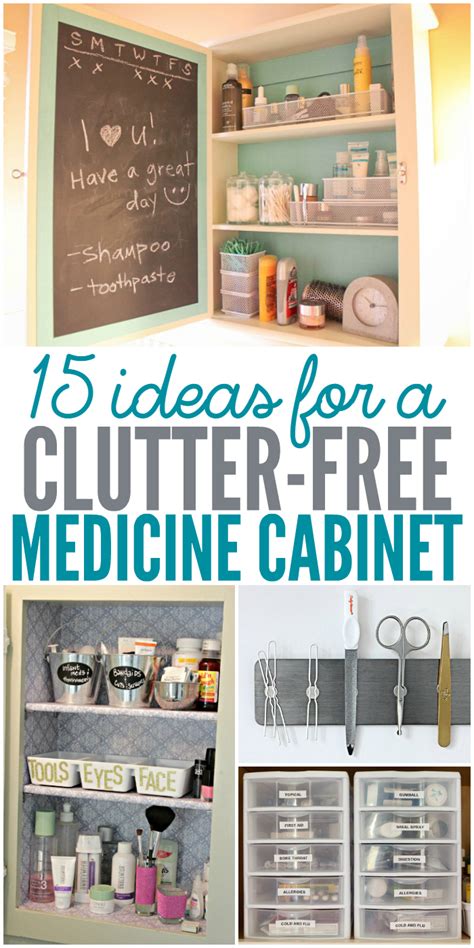 Put them to work with our easy ideas for storage and decoration. 15 Ideas for a Clutter-Free Medicine Cabinet