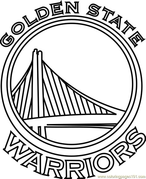 NationalColoringBookDay 🖼 color - Golden State Warriors