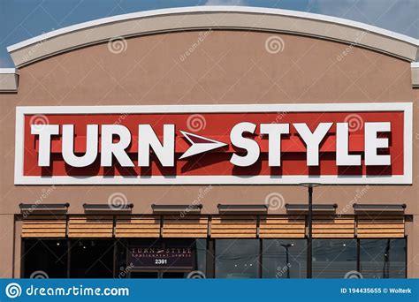 Turn Style Retail Consignment Store And Trademark Logo Editorial Image