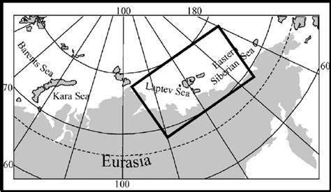 Schematic Map Of East Siberian Part Of The Arctic Download