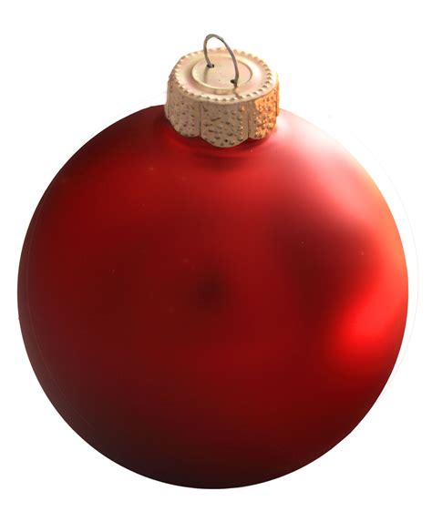 Christmas Decorations 275 Christmas Red Ball Ornament Matte Finish