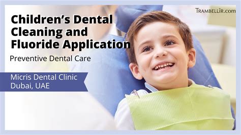 Childrens Dental Cleaning And Fluoride Application Preventive Dental