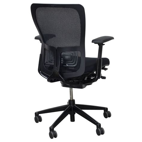 The zody also features a litany of adjustable components, including the arms, seat tilt, seat depth, and lumbar support. Haworth Zody Mesh Back Used Task Chair, Black | National Office Interiors and Liquidators