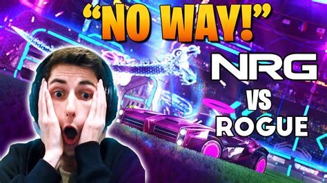 Rizzo Reacts To Nrg Vs Rogue In Rocket League Tournament Youtube