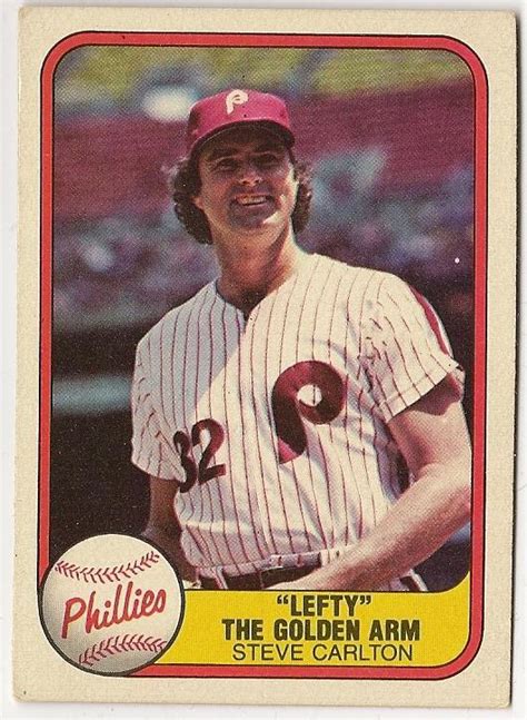Make sure this fits by entering your model number. Steve Carlton Fleer Baseball Card #6 - Baseball Cards