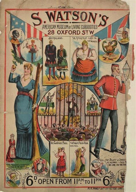 Highlights From The Victorian Circus Freak Show Posters