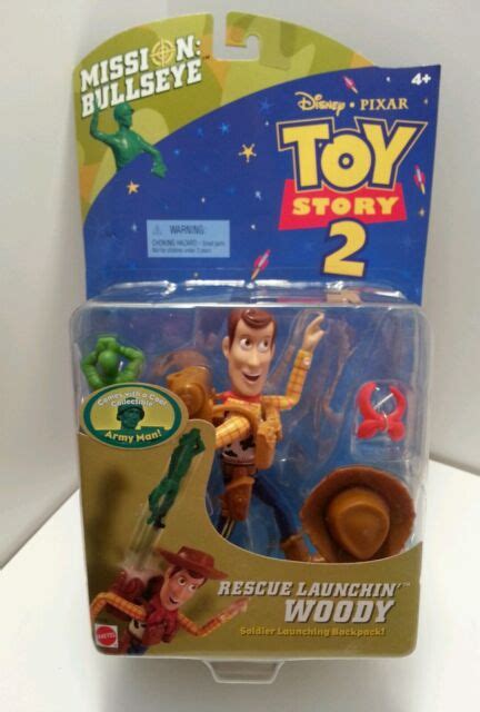 Disney Pixar Toy Story 2 Rescue Launchin Woody Action Figure Toys From