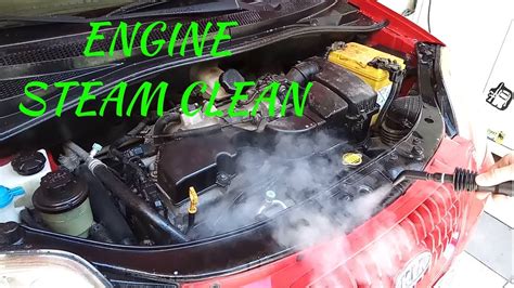 How To Clean Your Cars Engine Steam Clean Youtube