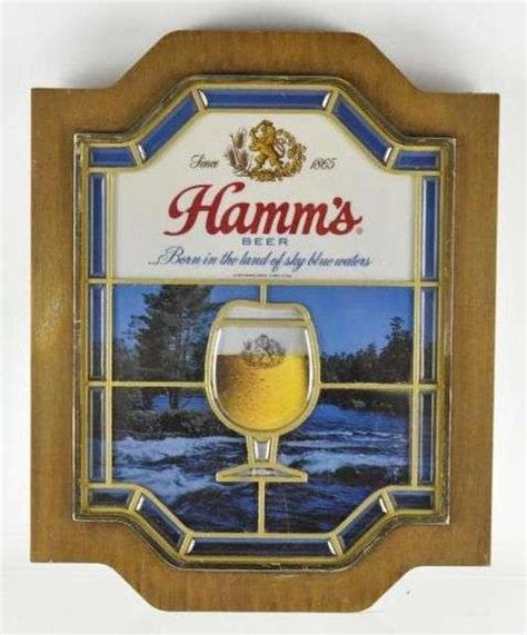 Hamms Beer Light Up Advertising Beer Sign Matthew Bullock Auctioneers