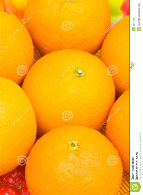 Close Up Of Many Oranges Stock Photo Image Of Close Juicy 8945126