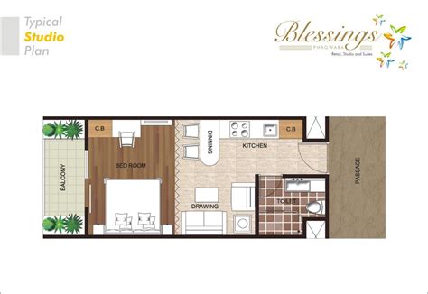Apartment Studio Type Floor Plan Decoomo