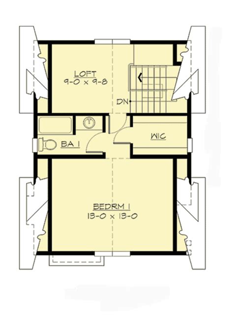 The cabrini plan, by the sater design collection in bonita springs, fla., fits lots that are 45 feet wide and 100 feet deep, depending on setbacks. Plan 23292JD: Narrow Lot Cottage | Cabin floor plans ...