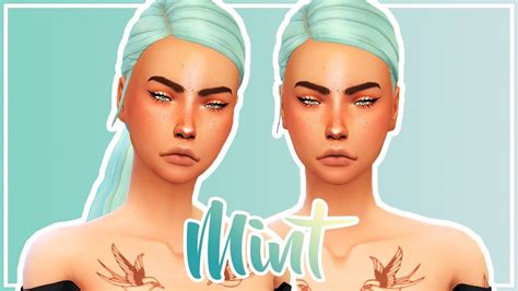 Mint The Sims 4 Create A Sim Full Cc List Youtube