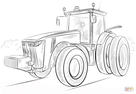 John Deere Tractor Coloring Page Free Printable Coloring Pages