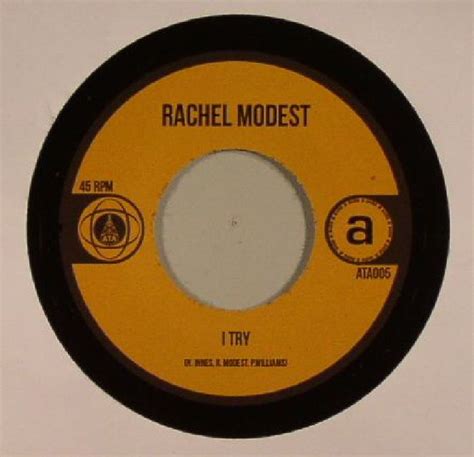 Rachel Modest I Try Vinyl At Juno Records