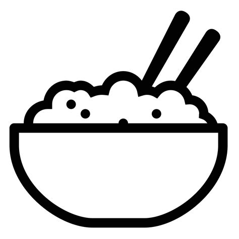 Download rice cooker stock vectors. Bowl Line Drawing | Free download on ClipArtMag