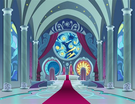 Anime Castle Background Inside Throne Room Fantasy Castle Concept