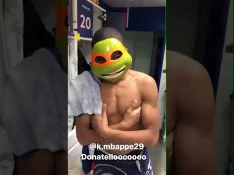 For now, donatello just foreshadows that the mutagen that created the turtles was unstable and they may still be mutating. Kylian MBappe avec son masque de Donatello offert par ...