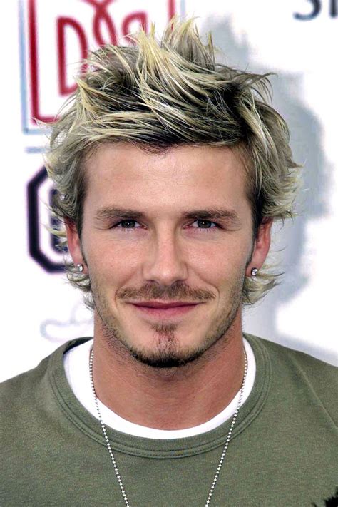 David Beckham Hair Hairstyles Then And Now Glamour UK
