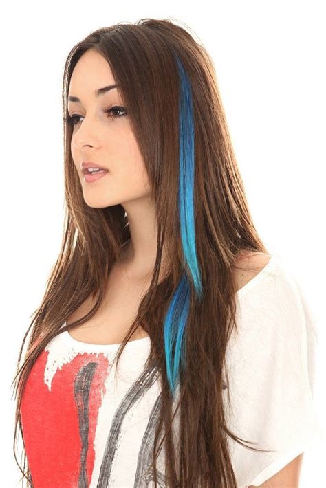 Ideas About Colored Hair Streaks On Pinterest Colored Cabelos Pintados Cabelos