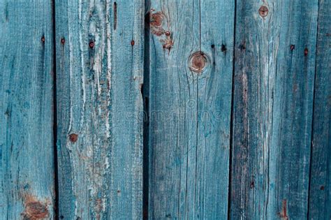 Light Dark Classic Blue Wood Texture Background Surface Board With Old