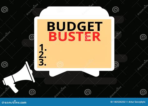 Budget Buster Button Royalty-Free Stock Photography | CartoonDealer.com