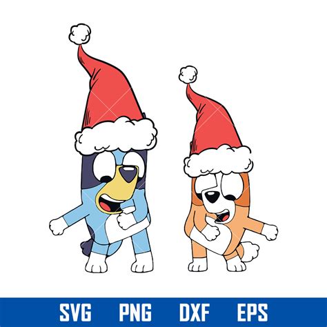Bluey And Bingo Christmas Svg Bluey And Bingo Png Bluey Ch Inspire