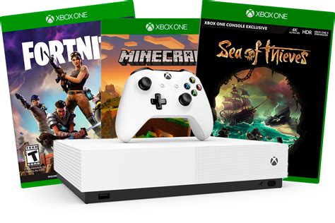 Xbox One S All Digital Edition Fortnite 3 игровых хита купить в Москве