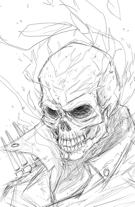 35 Ideas For Ghost Rider Drawing Mackenzie Emma Gallery