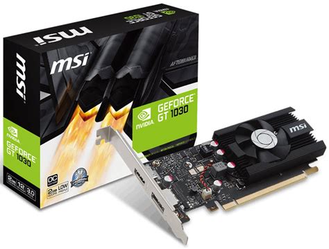 Specification Sheet Buy Online Gt 1030 2g Lp Oc Msi Nvidia Geforce