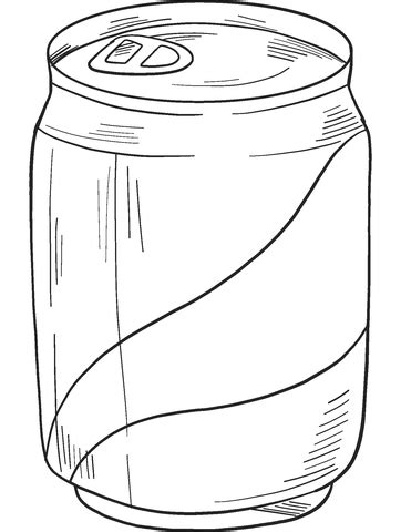 Soda Can Coloring Page Free Printable Coloring Pages