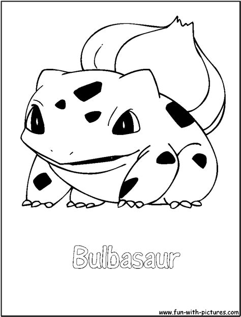 Bulbasaur Coloring Pages Coloring Pages