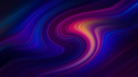 Abstract Wavy Lines Swirl Swirls Render Shapes Digital Art