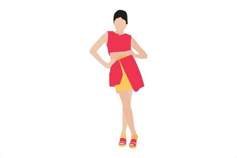 Fashion Figure Vector Art Icons And Graphics For Free Download