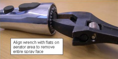 It's unlikely you have ever thought of the aerator at the tip of your kitchen faucet, and why would you. Remove the Aerator for the Simplice Pull-Down Faucet - KOHLER