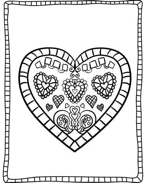 Valentines day coloring pages 228. Valentines Day Coloring Pages for Adults - Best Coloring ...