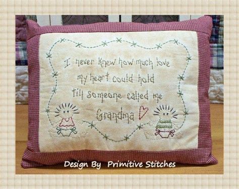 Primitive Stitchery E Pattern Bless This Home With Love And Laughter