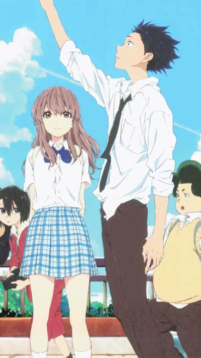 Wallpaper Id 334392 Anime Koe No Katachi Miki Kawai Shouko Nishimiya Satoshi Mashiba