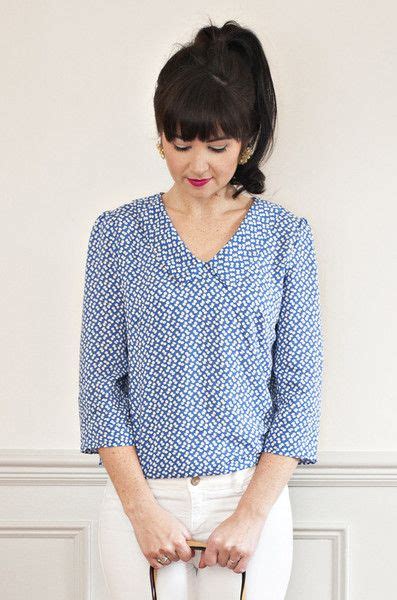 The Susie Blouse Sewing Pattern Sew Over It Available On The Fold