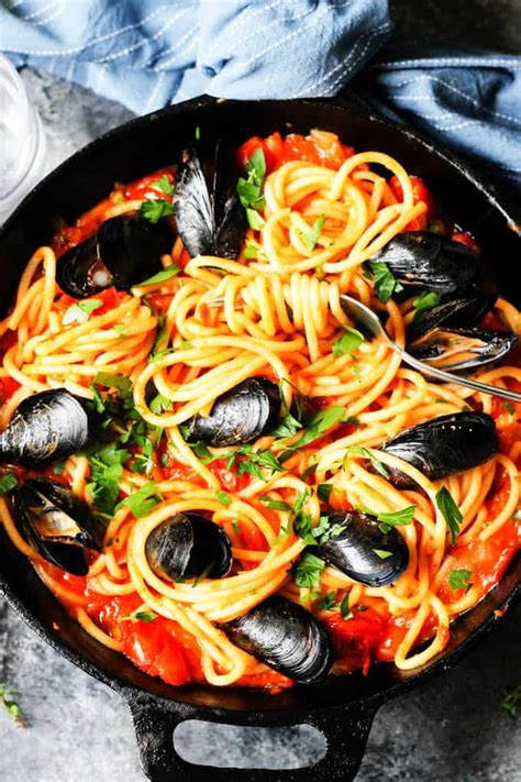 If you make a 2 pound meatloaf, simply double it and you should be fine. Pasta with Mussels in Spicy Tomato Sauce - Eating European