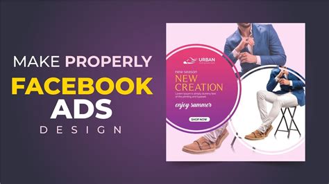Facebook Ads Design In Photoshop Tutorial How To Designmake Facebook