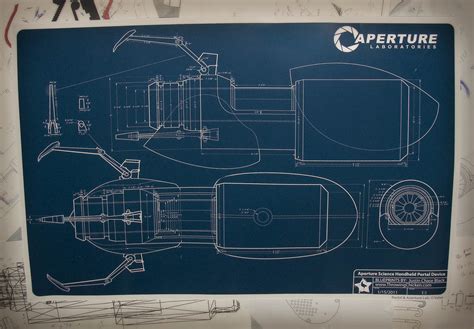 A fan made, complete blueprint of the universe portal from gravity falls. Aperture Science Study Hall