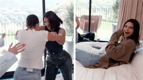 Kim And Kourtney Kardashian Get Into A Heated Physical Fight Who Magazine