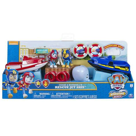 Paw Patrol Chase And Marshalls Rescue Jet Skis Playset
